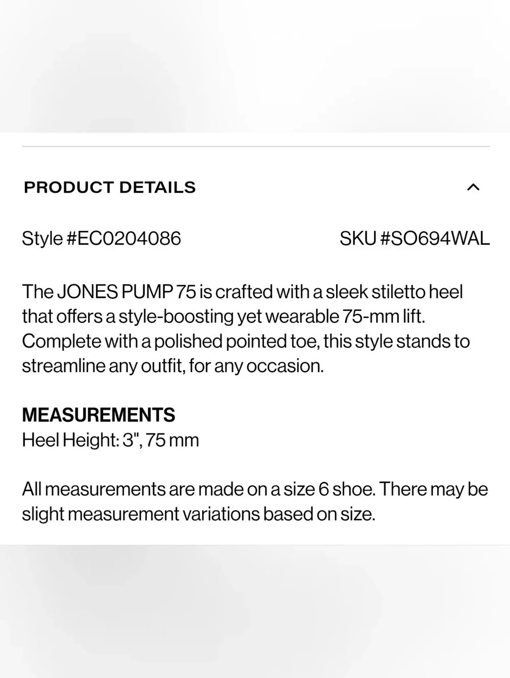 (1770) NIB STUART WEITZMAN Jones Pump 95, Size 8.5